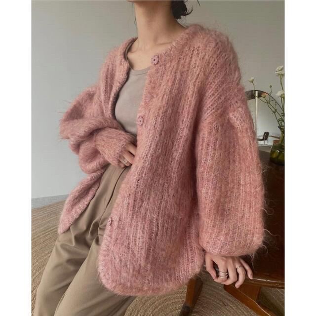 CLANE COLOR MOHAIR SHAGGY CARDIGAN レディースのトップス(カーディガン)の商品写真