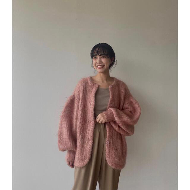 CLANE COLOR MOHAIR SHAGGY CARDIGAN レディースのトップス(カーディガン)の商品写真