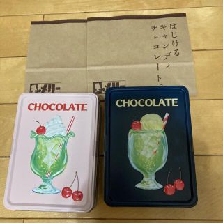 チョコレート(chocolate)のメリー　はじけるキャンディーチョコレートアソートメント缶(菓子/デザート)