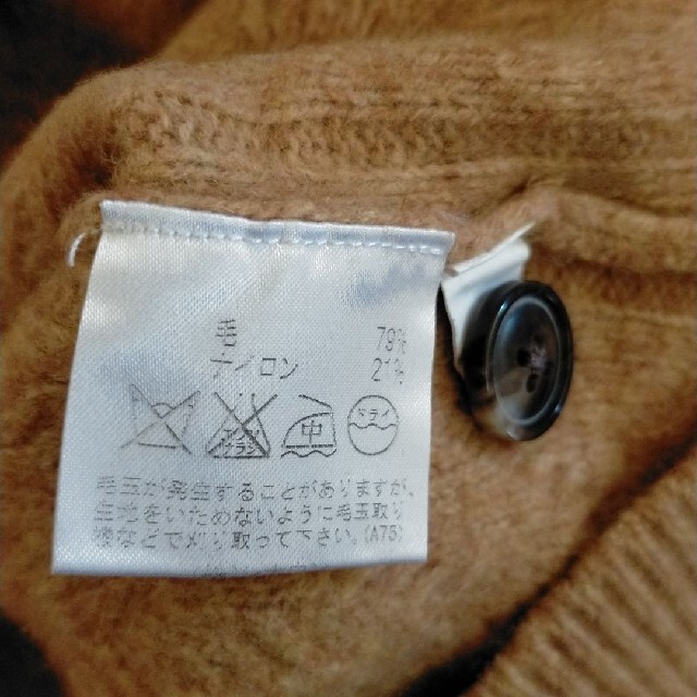 SIMPLE LIFE ケーブル編み ハーフボタン ウール セーター 6