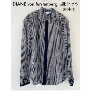 ダイアンフォンファステンバーグ(DIANE von FURSTENBERG)の未使用　DIANE von FURSTENBERG  silkシャツ　ハート柄(シャツ/ブラウス(長袖/七分))