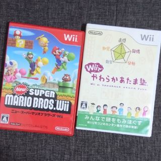 ウィー(Wii)の断捨離処分 Wiiソフト2本セット(家庭用ゲームソフト)