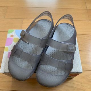 シップスキッズ(SHIPS KIDS)のigor イゴール グレー ships プチバトー ラルフ ボンポワン (サンダル)