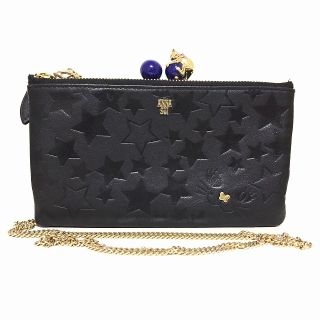 アナスイ(ANNA SUI)のANNA SUI(アナスイ) 財布 - 黒 レザー(財布)