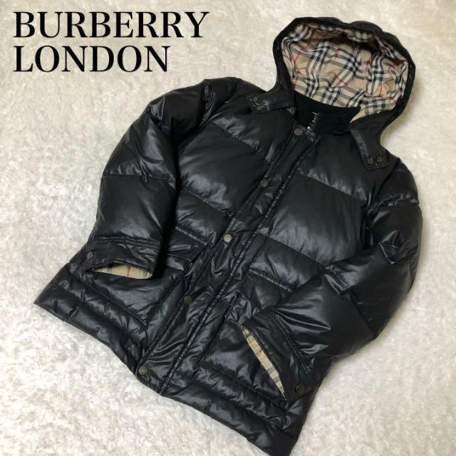 BURBERRY バーバリーロンドン ダウンジャケット ノバチェック ブラック
