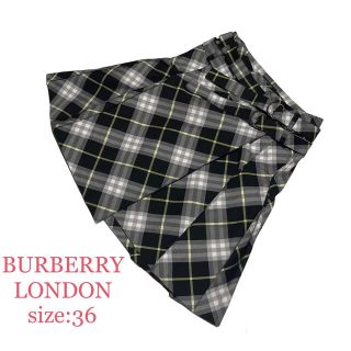 バーバリー(BURBERRY)のBURBERRY LONDON バーバリーロンドン　ひざ丈スカート　ノバチェック(ひざ丈スカート)