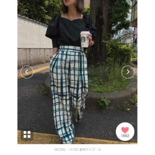 アメリヴィンテージ(Ameri VINTAGE)のameri vintage HAND CHECK LOOSE PANTS(カジュアルパンツ)