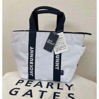 パーリーゲイツ(PEARLY GATES)の新品 パーリーゲイツ ジャックバニー 【定番】 カートバッグ 白 男女兼用(バッグ)