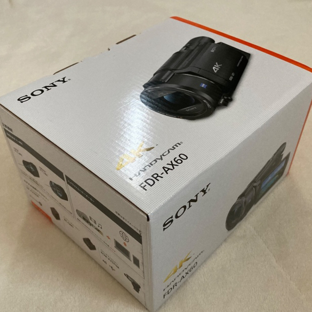 【新品未使用】FDR-AX60 SONY 4K ビデオカメラ