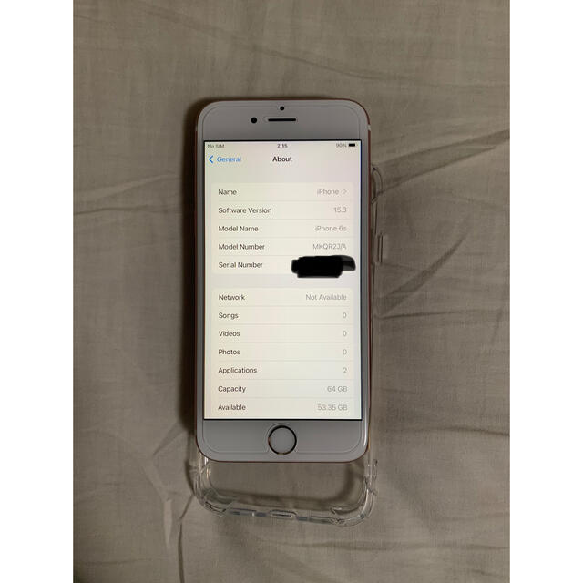 iPhone 6s Rose Gold 64 GB SIMフリー