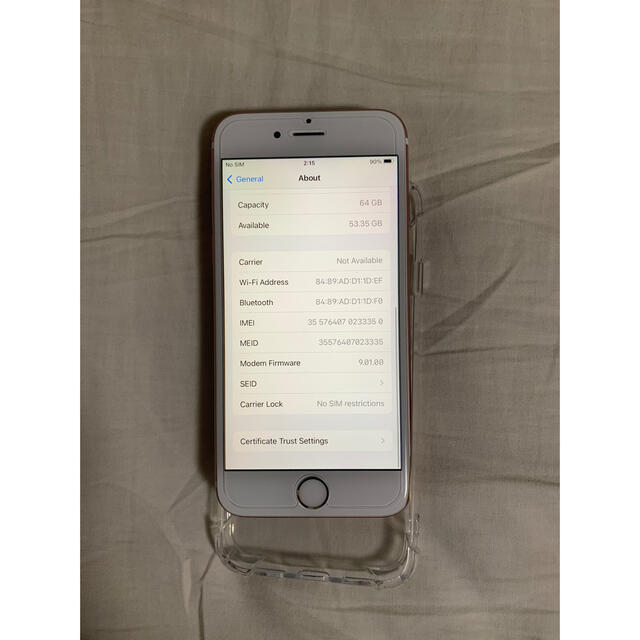 iPhone 6s Rose Gold 64 GB SIMフリー - スマートフォン本体