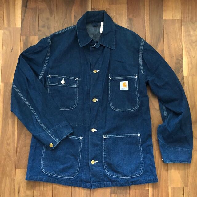 Carhartt カーハート デニムカバーオール デニムジャケット 古着 美品 | フリマアプリ ラクマ
