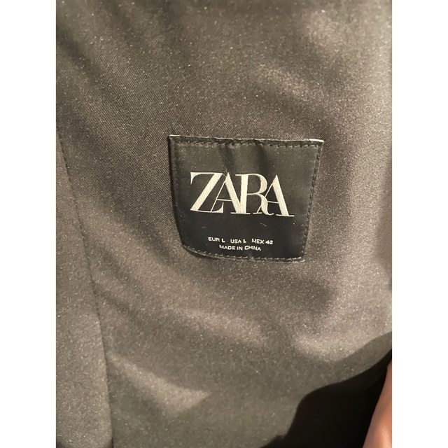 ZARA(ザラ)のZARA フェイク　レザー　ジャケット メンズのジャケット/アウター(テーラードジャケット)の商品写真