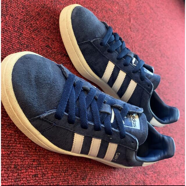 adidas campus スエード　navy