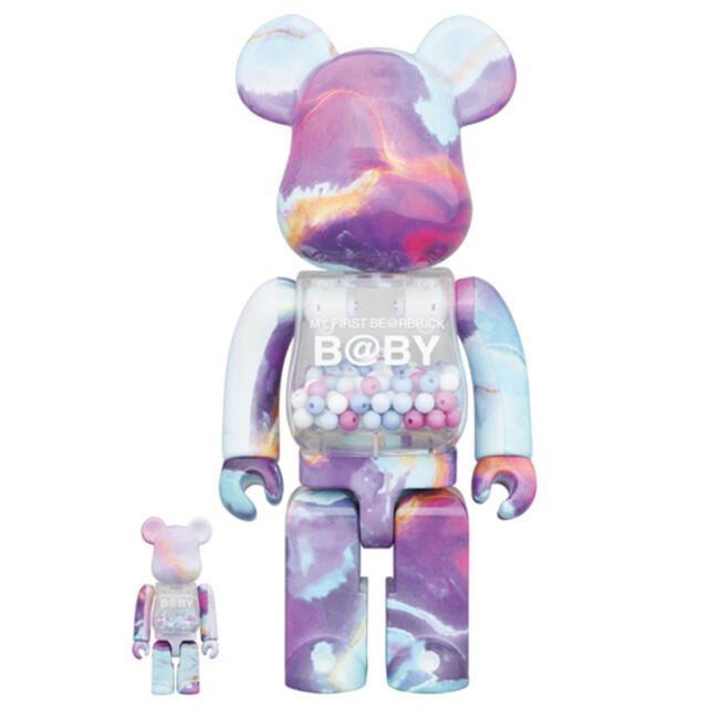 MY FIRST BE@RBRICK B@BY MARBLE 100％ 400％メディコムトイ