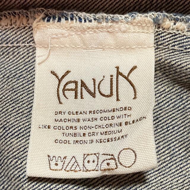 YANUK(ヤヌーク)のYANUK ヤヌーク　レディース　ブルーデニム　Gジャン　Sサイズ　日本製 レディースのジャケット/アウター(Gジャン/デニムジャケット)の商品写真