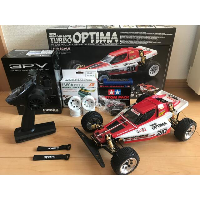 新品!ブラシレス仕様!】京商 ターボオプティマ 復刻版 完全フル