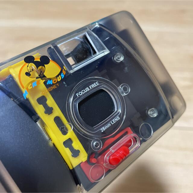 スケルトン　透明　カメラ　フィルムカメラ　トイカメラ　ミッキー　ミッキーマウス スマホ/家電/カメラのカメラ(フィルムカメラ)の商品写真