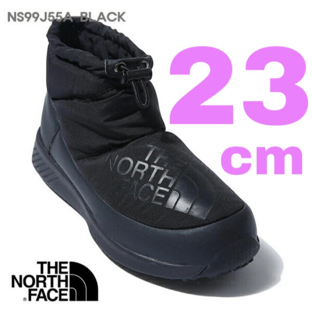 芸能人愛用 THE NORTH FACE - ノースフェイス W ブーティー ミニショート スノーシューズ 23cm 黒 ブーツ
