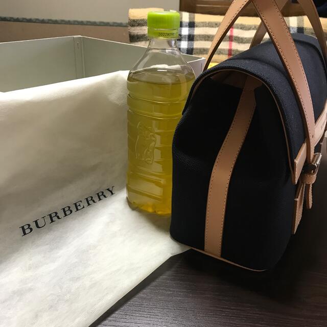 BURBERRY(バーバリー)のバーバリー帆布と牛革のハンドバック　 レディースのバッグ(ハンドバッグ)の商品写真