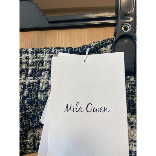 Mila Owen(ミラオーウェン)のツイード　ハイウエスト　タイトスカート Mila Owen レディースのスカート(ロングスカート)の商品写真