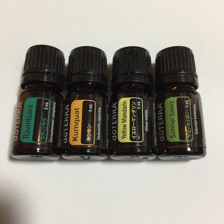 ドテラ アロマオイル お試し 5ml 4本セット(エッセンシャルオイル（精油）)