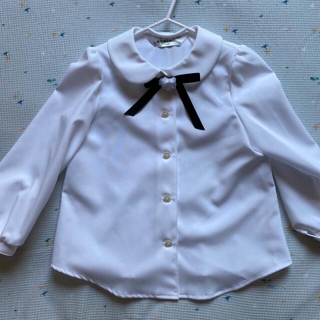 ブラウス 女の子 110cm 入園式 卒園式 入学式 キッズ/ベビー/マタニティのキッズ服女の子用(90cm~)(ドレス/フォーマル)の商品写真