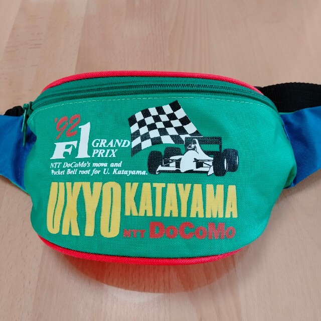 90sレトロ 1992 F1  片山右京 NTTdocomo ウエストポーチ