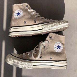 コンバース(CONVERSE)の【🧦SALE👟】コンバース ハイカットベージュ22cm(スニーカー)