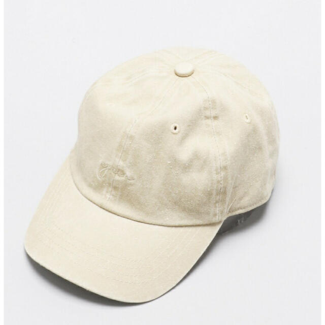 WEGO - WEGOウォッシュドLowCap ウィゴー 帽子 キャップ ベージュの