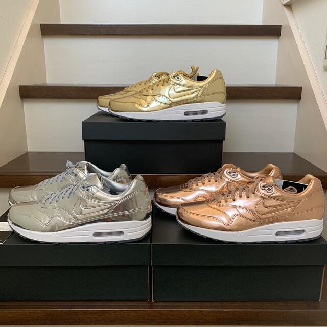 NIKE ID AIR MAX 1 “Liquid Metal”靴/シューズ