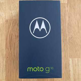 モトローラ(Motorola)のotorola  moto g10 4GB/64GB simフリー サクラパール(スマートフォン本体)