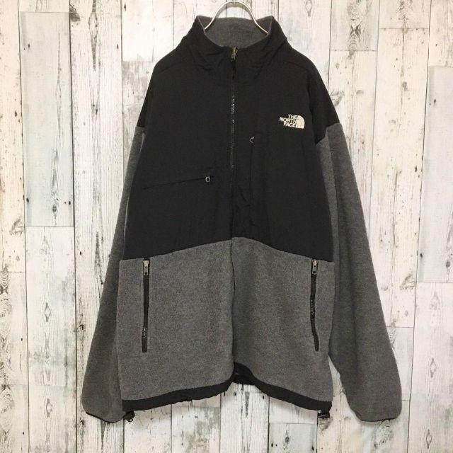 THE NORTH FACE - US規格ノースフェイスデナリジャケット刺繍ロゴ灰色 ...