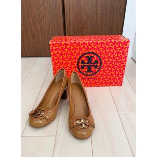 トリーバーチ(Tory Burch)の【えーちゃま様専用】トリーバーチ　ウェッジソール　ブラウン　22cm(ハイヒール/パンプス)