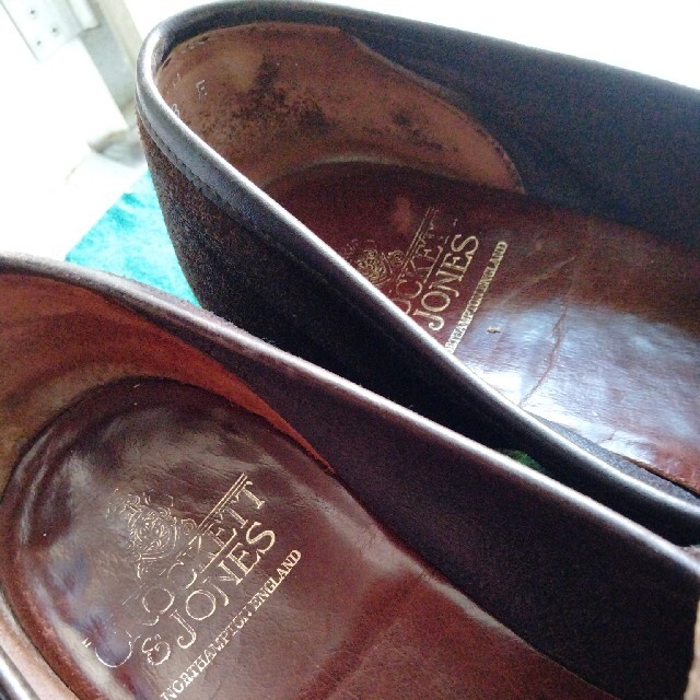 美品 保存箱.袋付 クロケット&ジョーンズ TEIGN 8E ローファー