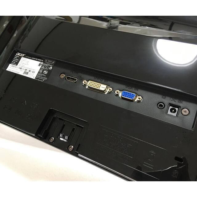 PC/タブレットエイサー　LED液晶モニター24インチ　FHD 送料込匿名　追加ケーブルあり