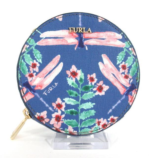 Furla(フルラ)のフルラ コインケース美品  - 花柄 レザー レディースのファッション小物(コインケース)の商品写真