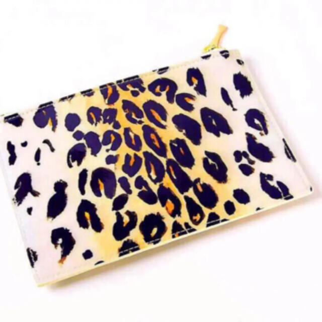 kate spade new york(ケイトスペードニューヨーク)の【新品】Kate Spade leopard pencil pouch  レディースのファッション小物(ポーチ)の商品写真