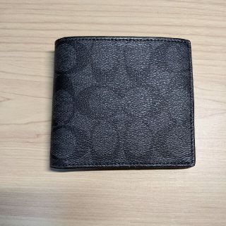 コーチ(COACH)のさゆり様専用【新品未使用】コーチ F75006 CQ/BK メンズ 折り財布(折り財布)