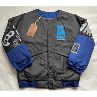 テンダーロイン(TENDERLOIN)の訳あり　テンダーロイン　DABO IMAGE JACKET ノーカラー　S(ナイロンジャケット)