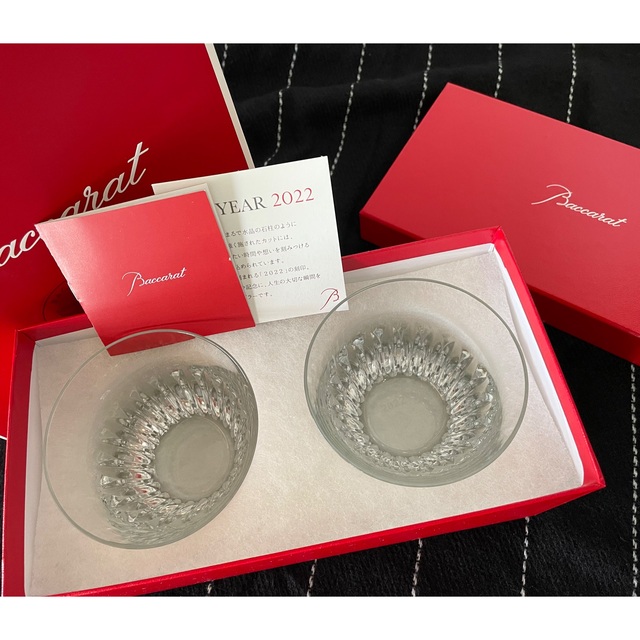 新品未使用 Baccarat イヤータンブラー2022 ペア クリスタ - www.usftl.com