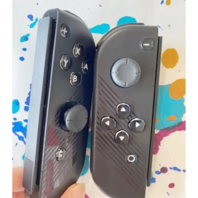 Switch ジョイコン 左右セット　新品　黒グレー　スイッチ エンタメ/ホビーのゲームソフト/ゲーム機本体(家庭用ゲーム機本体)の商品写真