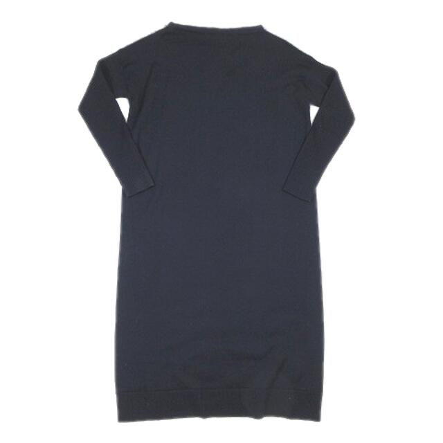 デミルクス ビームス 20AW フロント フラッフィ ワンピース ネイビー