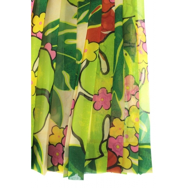 DRIES VAN NOTEN - ドリスヴァンノッテン 花柄プリーツスカート DRIES VAN NOTEN - ドリスヴァンノッテン 花柄プリーツスカート