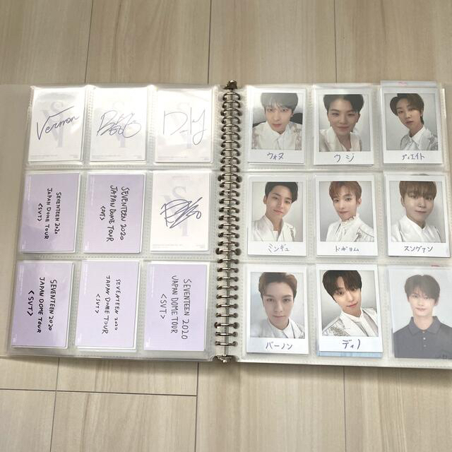 専用出品seventeen トレカ 全種類セット コンプ トレカホルダー付き-