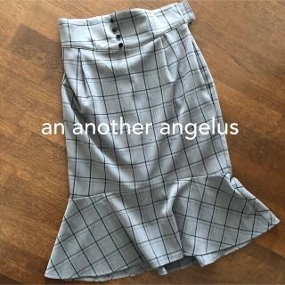 アンアナザーアンジェラス(an another angelus)の美品！an another angelus    スカート(ひざ丈スカート)