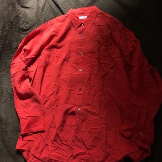 コムデギャルソンオムプリュス(COMME des GARCONS HOMME PLUS)のcomme des garcons homme レーヨン シャツ オレンジ(シャツ)