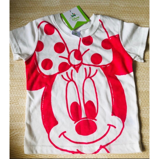 Disney(ディズニー)のミニーマウス  半袖  Tシャツ キッズ/ベビー/マタニティのキッズ服女の子用(90cm~)(Tシャツ/カットソー)の商品写真