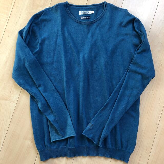 ハリウッドランチマーケット INDIGO DYE シャツ 長袖 バック刺繍 1