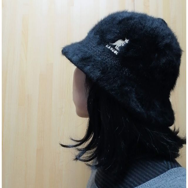 KANGOL(カンゴール)のKANGOL　黒　帽子 レディースの帽子(ハット)の商品写真